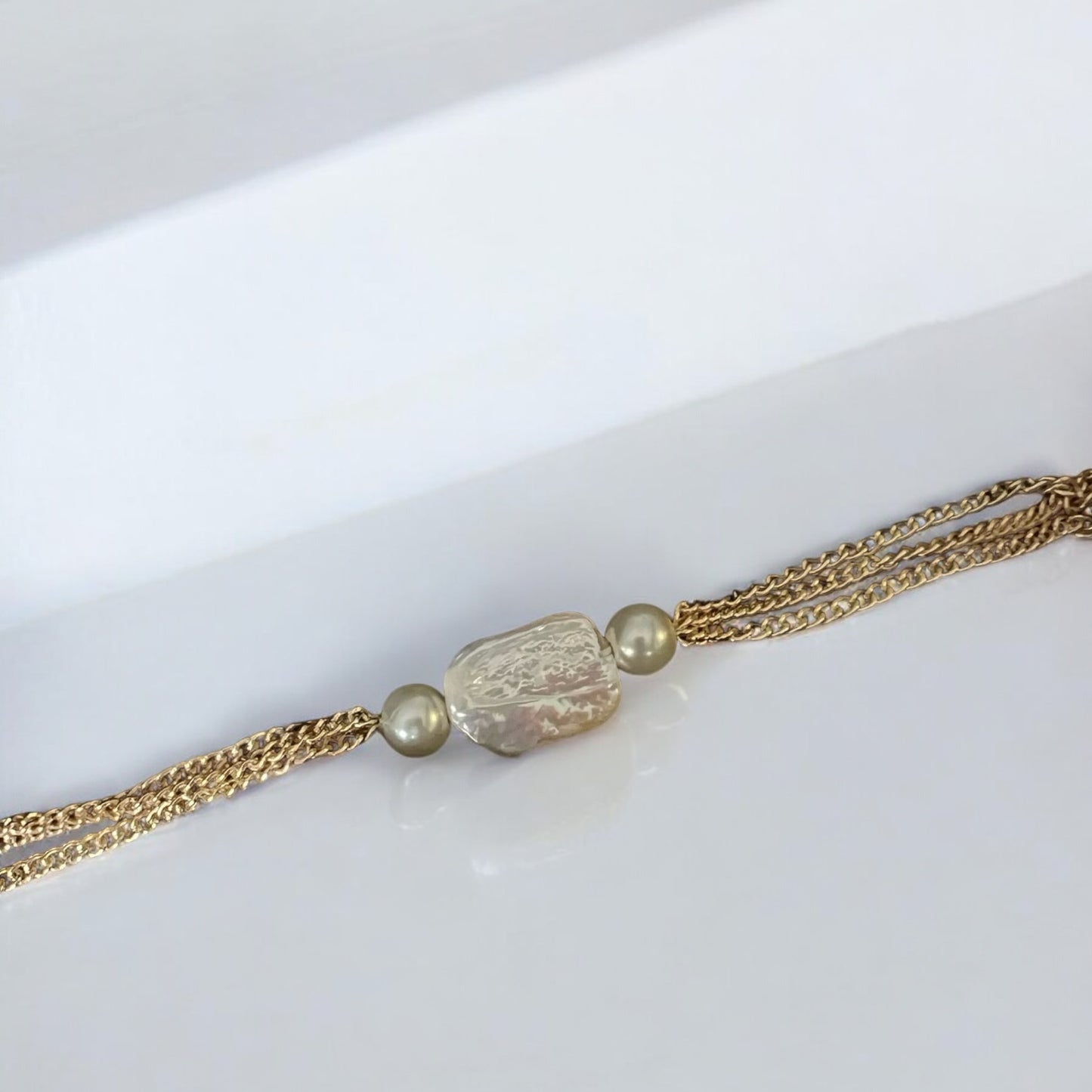 Rectangle Pearl Bracelet